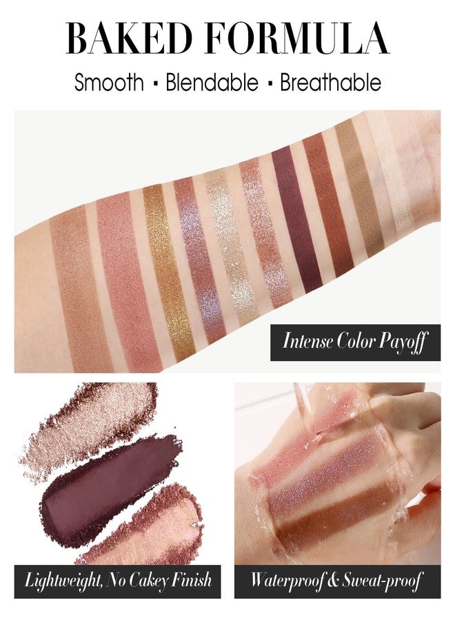 يوكانبي مجموعة مكياج يوكانبي المتكاملة - ظلال عيون، أحمر خدود، وبرونزر، ألوان محايدة، حجم مناسب للسفر، مجموعة هدايا مكياج كاملة للوجه للنساء - Image 4